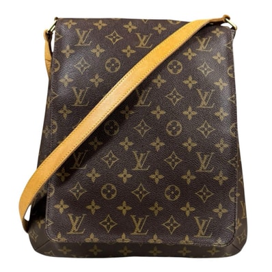 ルイヴィトン ミュゼット モノグラム ショルダーバッグ モノグラムキャンバス M51256 ブラウン レディース LOUIS VUITTON 中古