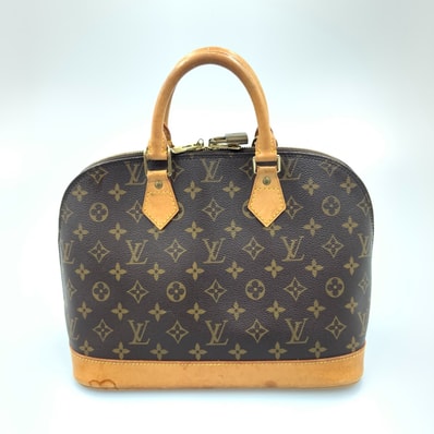 〇〇LOUIS VUITTON ルイヴィトン モノグラム アルマ ハンドバッグ M51130 ブラウン