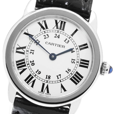 カルティエ ロンドソロ SM W6700155 レディース 【中古】