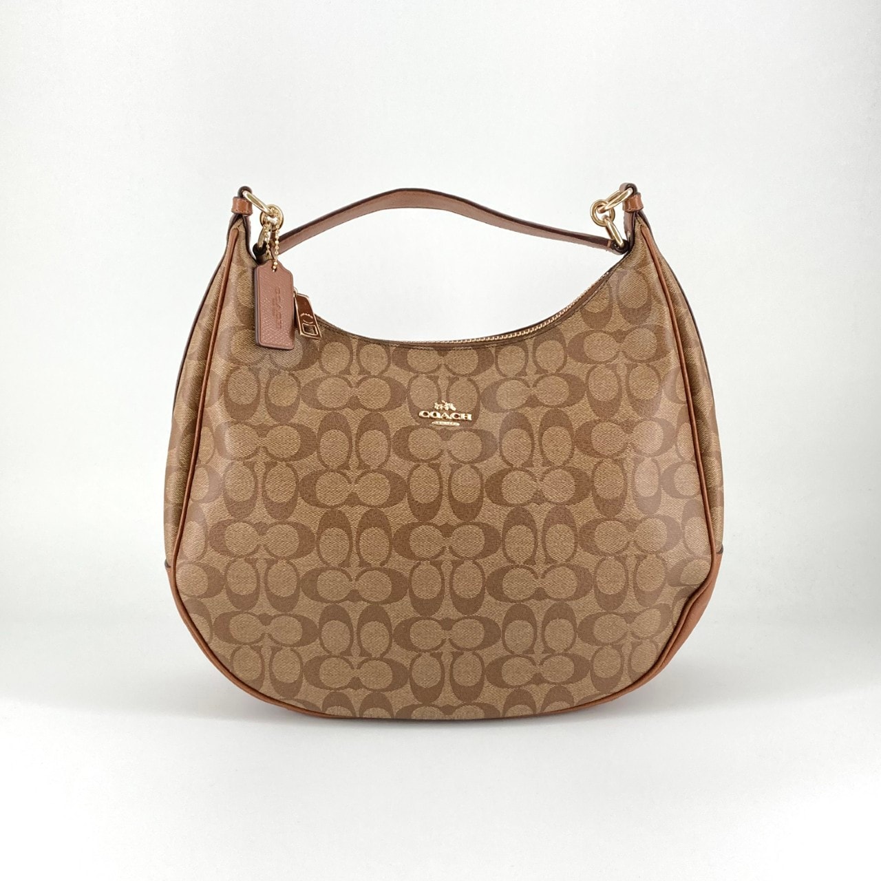 COACH(コーチ) ハーレー ホーボー シグネチャー F38300 トートバッグ ベージュ