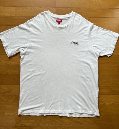 Supreme Washed Handstyle S/S Top "White"