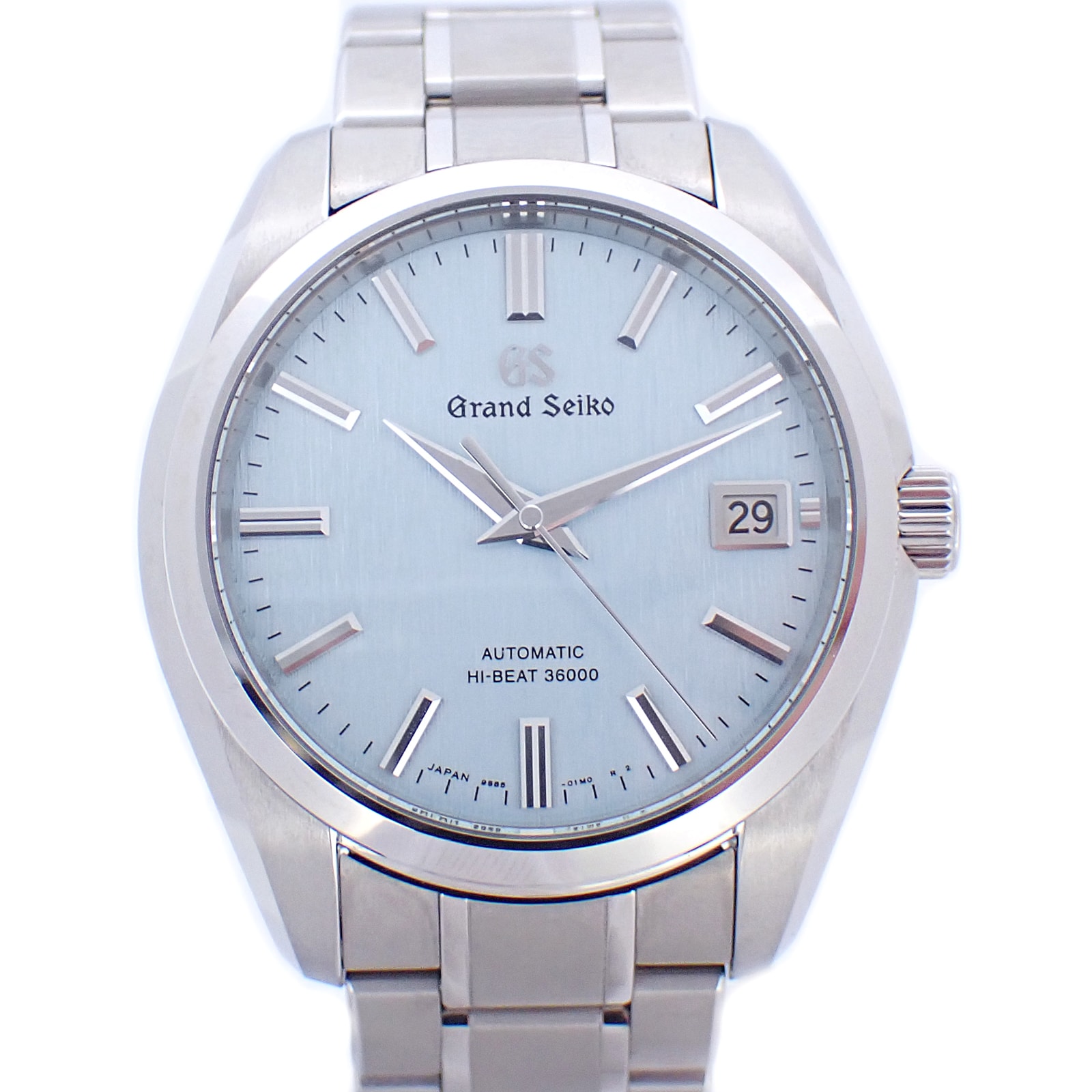 SEIKO セイコー グランドセイコー ヘリテージコレクション メカニカルハイビート 36000 SBGH349 9S85-02E0 アイスブルー 氷瀑 メンズ 腕時計