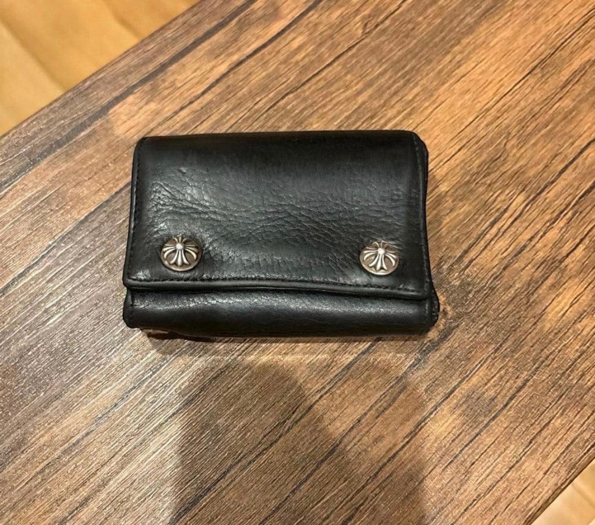 【未使用レベルの美品】CHROME HEARTS(クロムハーツ)スリーフォールド 3FOLD ウォレット 財布