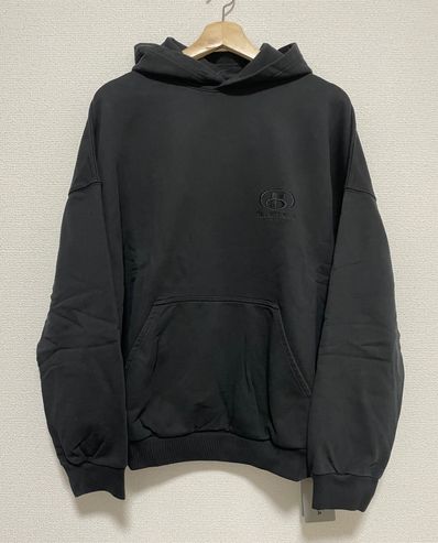 【新品】バレンシアガ バックロゴ パーカー M