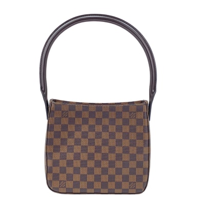ヴィトン LV ダミエ ルーピング MM ショルダーバッグ【中古】