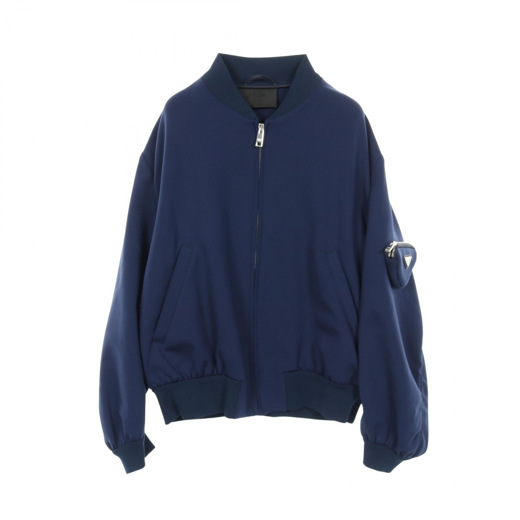 プラダ PRADA ブルゾン 衣料品 アウター ナイロン メンズ ブルー系 【中古】