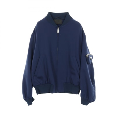 プラダ PRADA ブルゾン 衣料品 アウター ナイロン メンズ ブルー系 【中古】