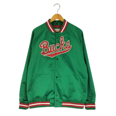 SATIN JACKET MILWAUKEE BUCKS サテンジャケット【1142257797223】