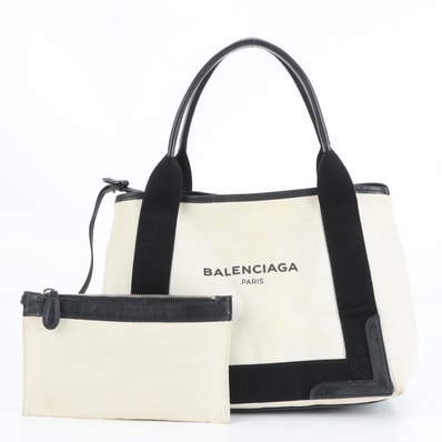 ■美品 バレンシアガネイビー カバ S 339933 トート バッグ