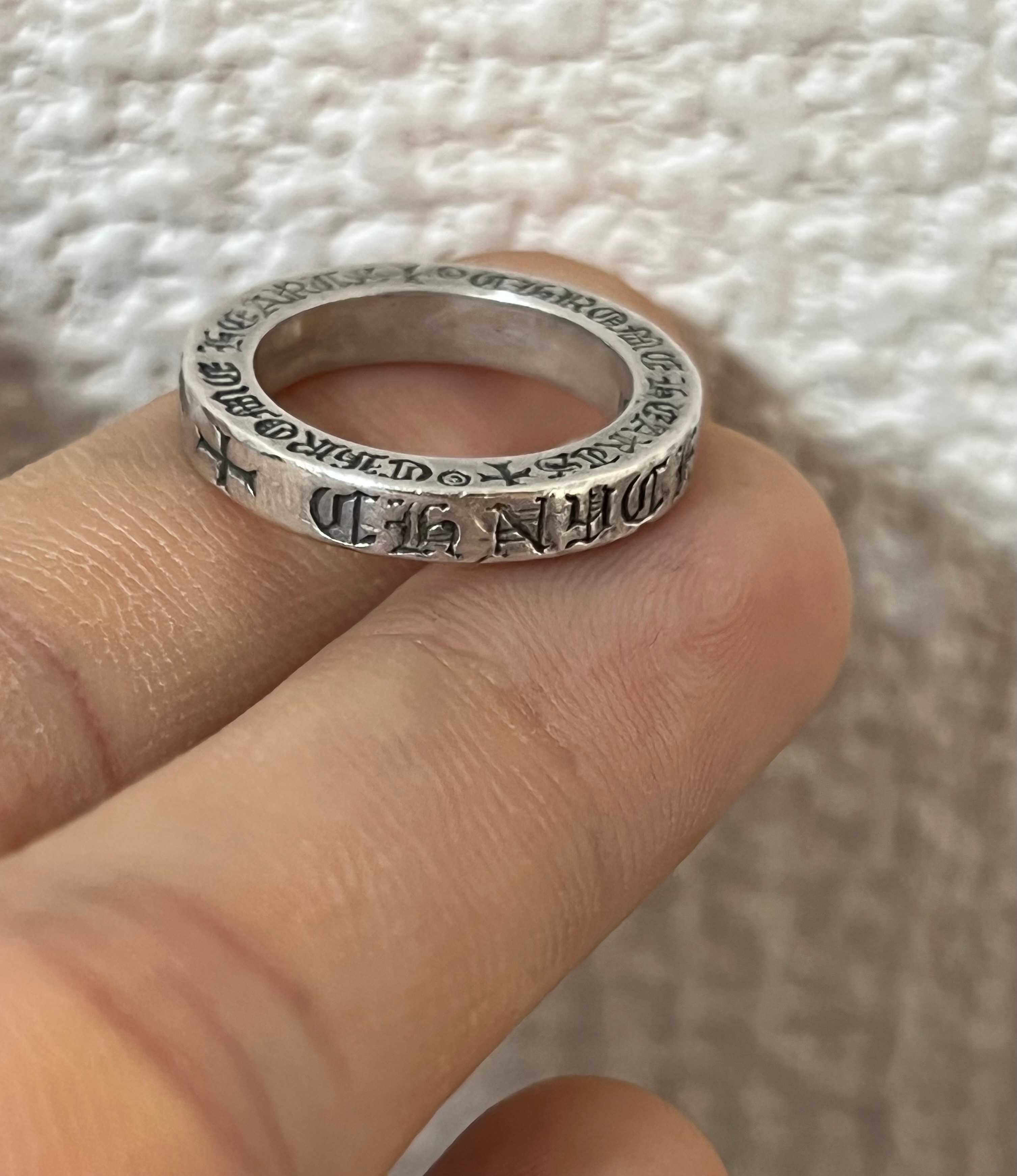 Chrome Hearts 3mm Spacer Ring "Silver"