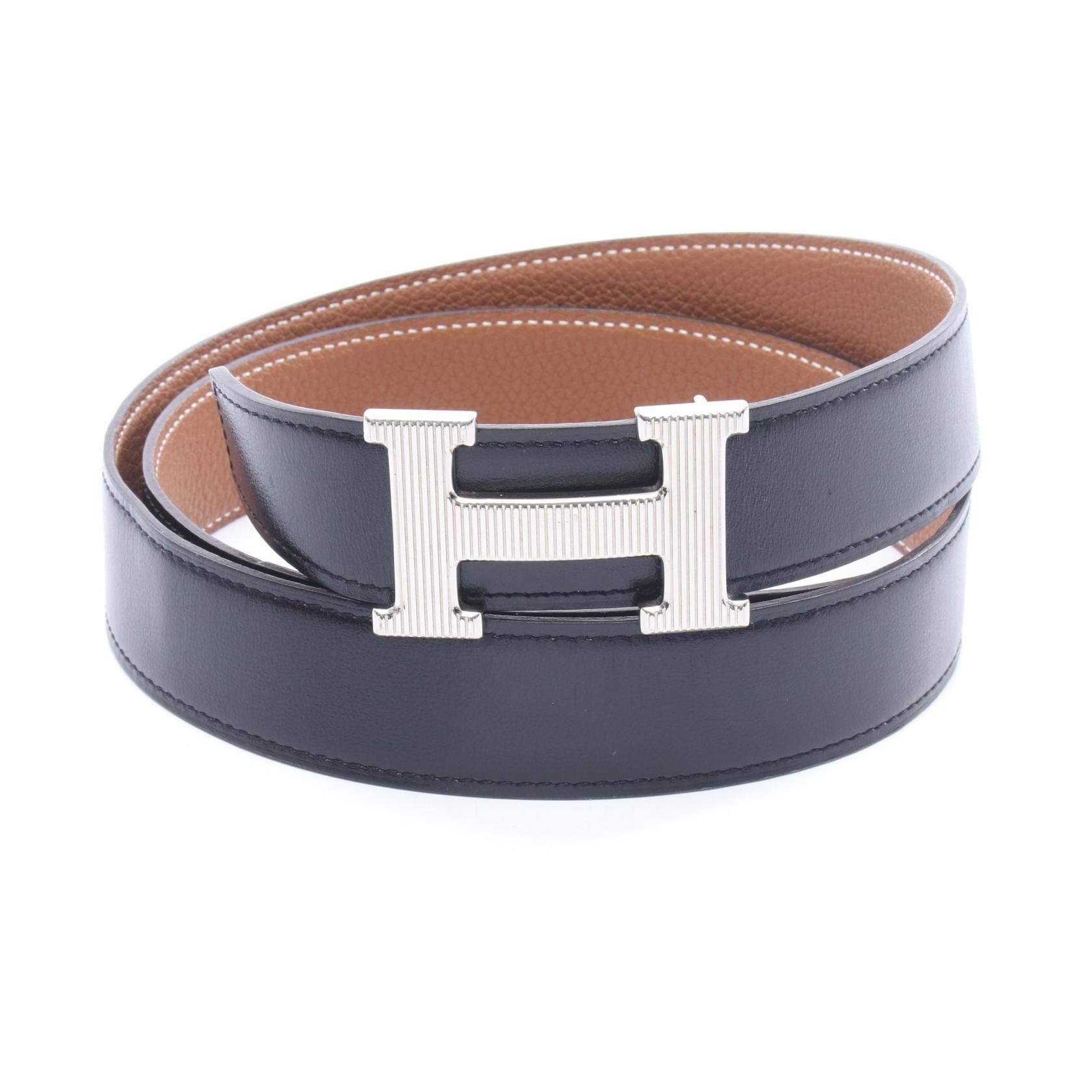 D (傷や汚れあり)】エルメス HERMES Hストリエ ノワール ゴールド