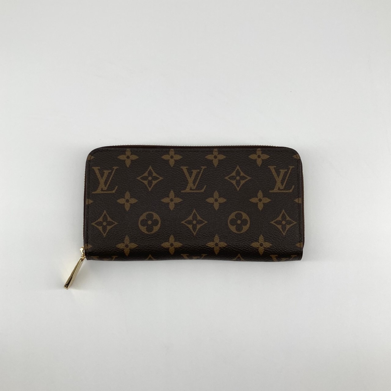 LOUIS VUITTON(ルイ・ヴィトン) モノグラムキャンバス ジッピーウォレット ラウンドファスナー M42616 長財布 ブラウン×ゴールド