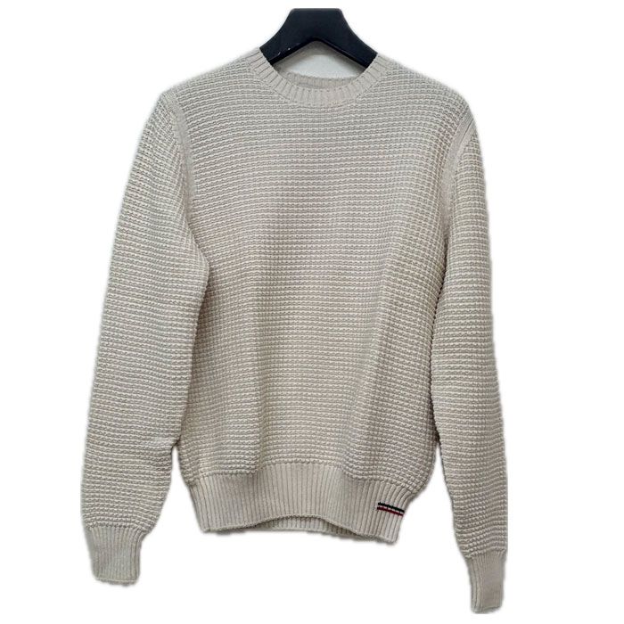 MONCLER モンクレール MAGLIONE セーター ホワイト E20919044900 M メンズ【中古】