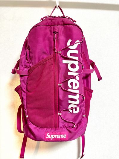 Supreme 2017SS Backpack "Magenta"