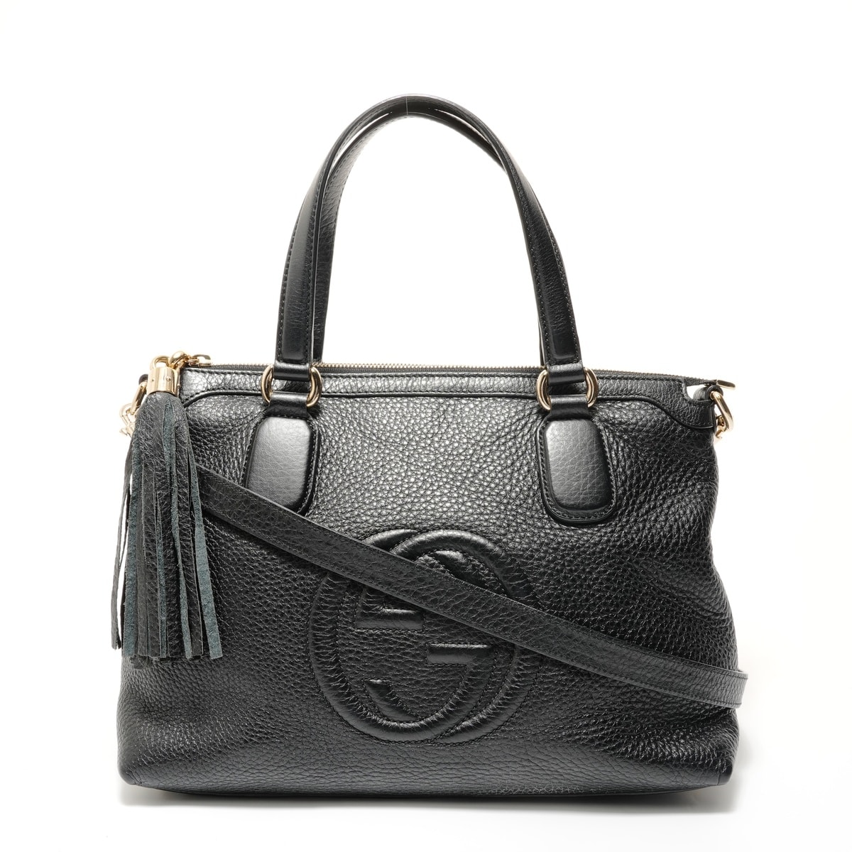 グッチ GUCCI ソーホー レザー 2way ハンドバッグ【中古】