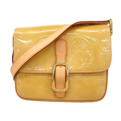 ★最終価格★SALE【6hb1344-k】ルイヴィトン ショルダーバッグ ヴェルニ クリスティGM M91147 ベージュ【中古】レディース