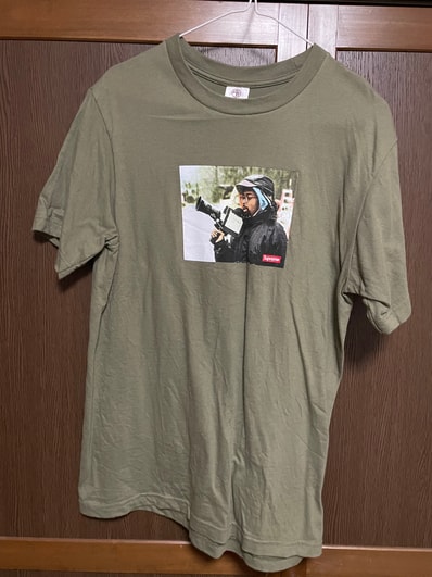Supreme x 40 Acres Spike Tee "LightOlive"