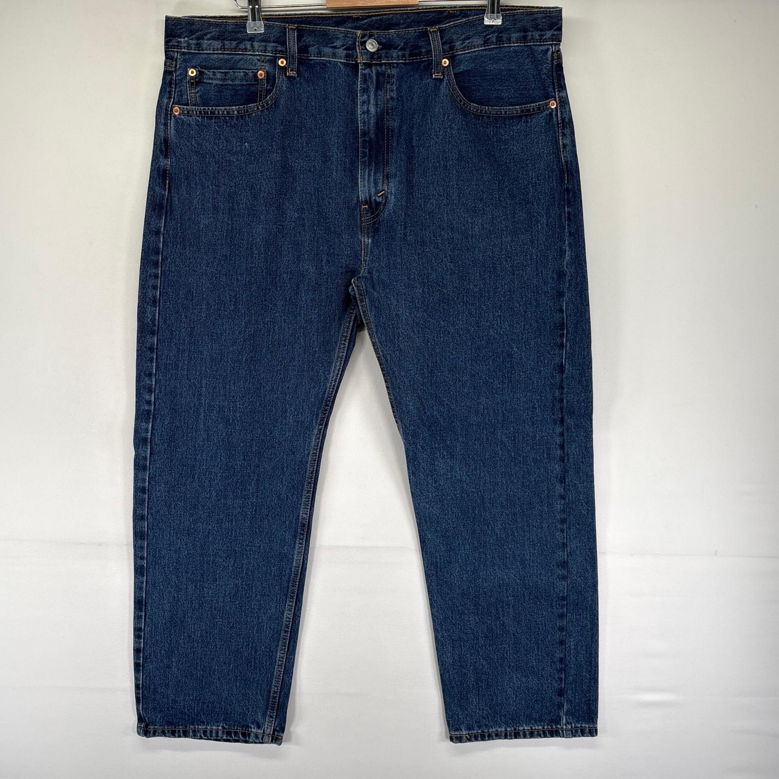 古着 リーバイス Levi's デニム パンツ 505 ストレート 大きいサイズ ジップフライ ジーパン ジーンズ W40 L30  ブルー系 メンズ