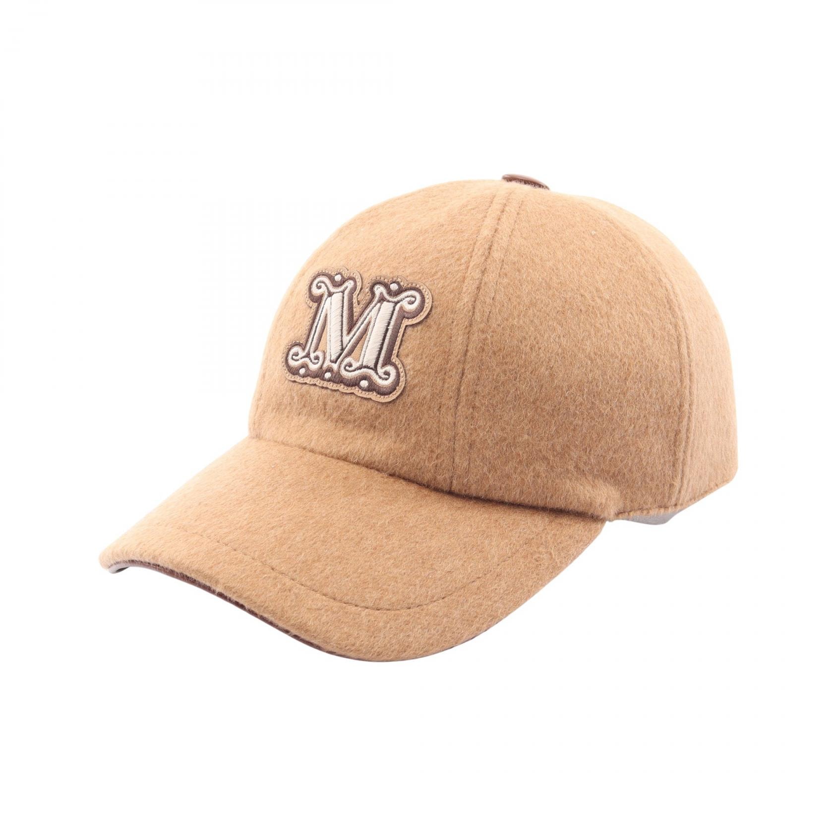 マックスマーラ MAX MARA FEDORA ベースボールキャップ 帽子 キャメル レディース ブラウン系 2.5245760626006E+14 【新品】