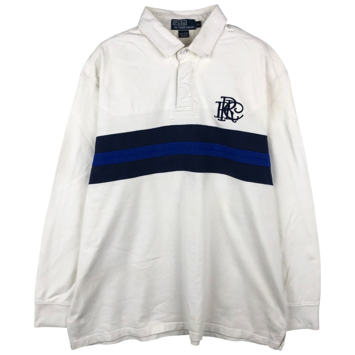 古着 ラルフローレン Ralph Lauren POLO by Ralph Lauren 長袖 ラガーシャツ メンズXL相当/eaa459522