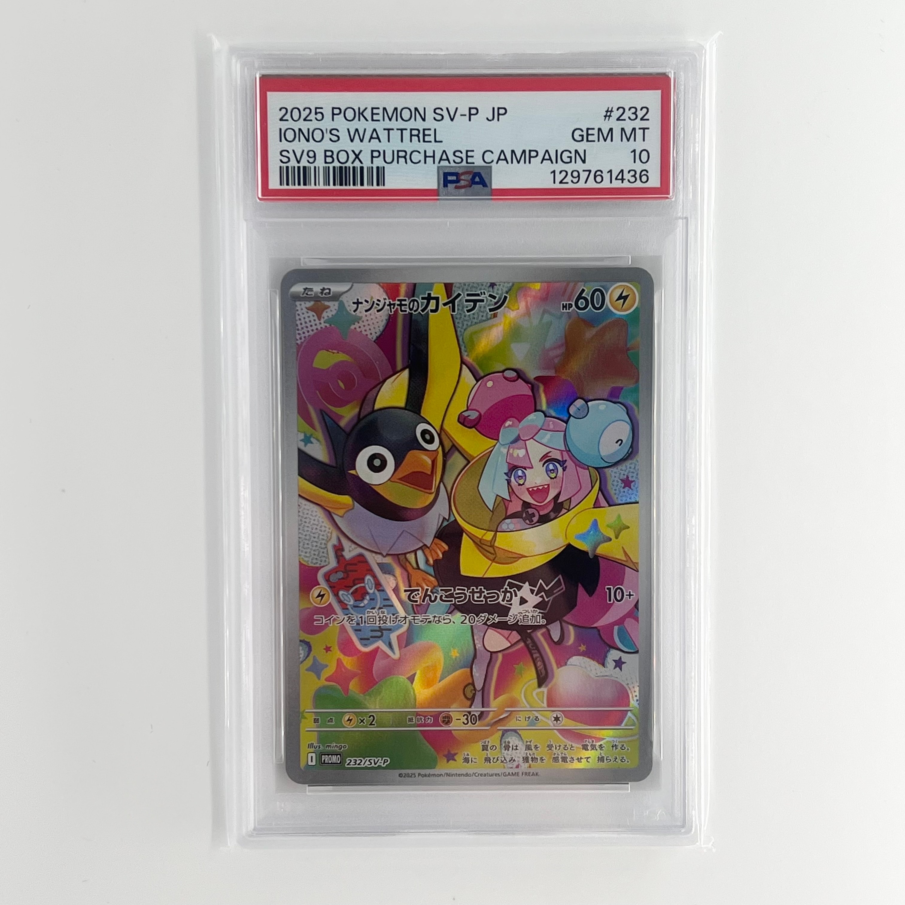 ナンジャモのカイデン P [SV-P 232](プロモーションカード「拡張パック バトルパートナーズ Box購入キャンペーン」)
