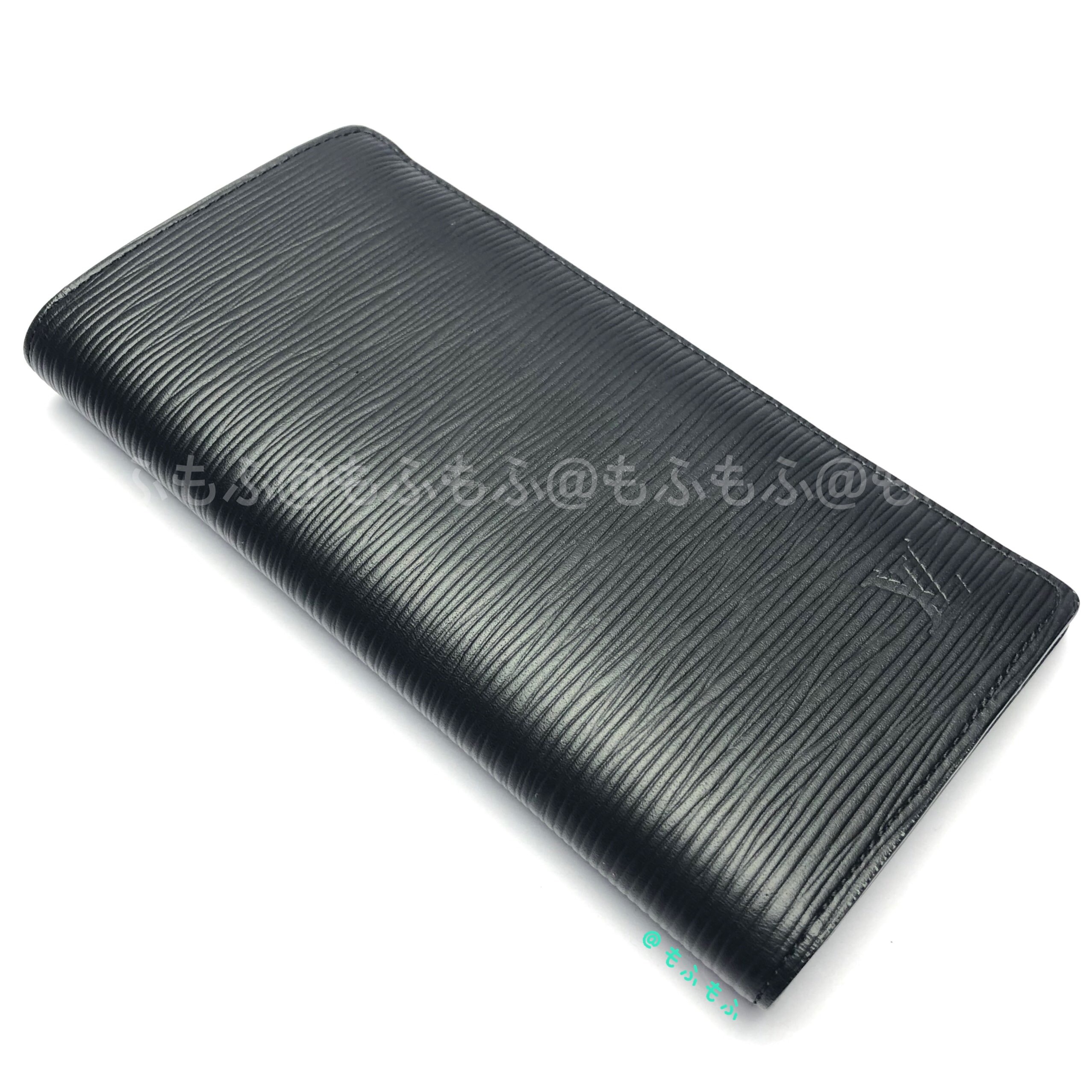 Louis Vuitton Brazza Wallet Epi "Noir"