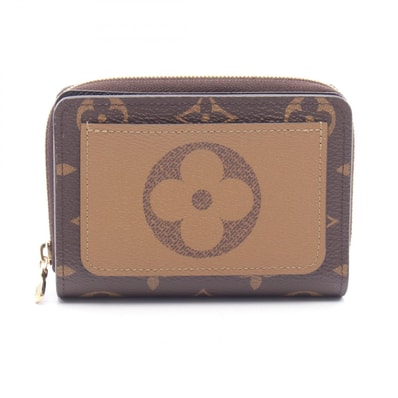 ルイ・ヴィトン LOUIS VUITTON ポルトフォイユ ルー モノグラムリバース 二つ折り財布 財布 レザー PVC レディース ブラウン系 M81461 【中古】