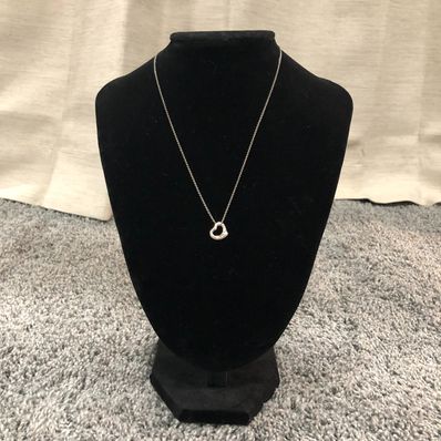Tiffany & Co Open Heart Necklace "Silver"