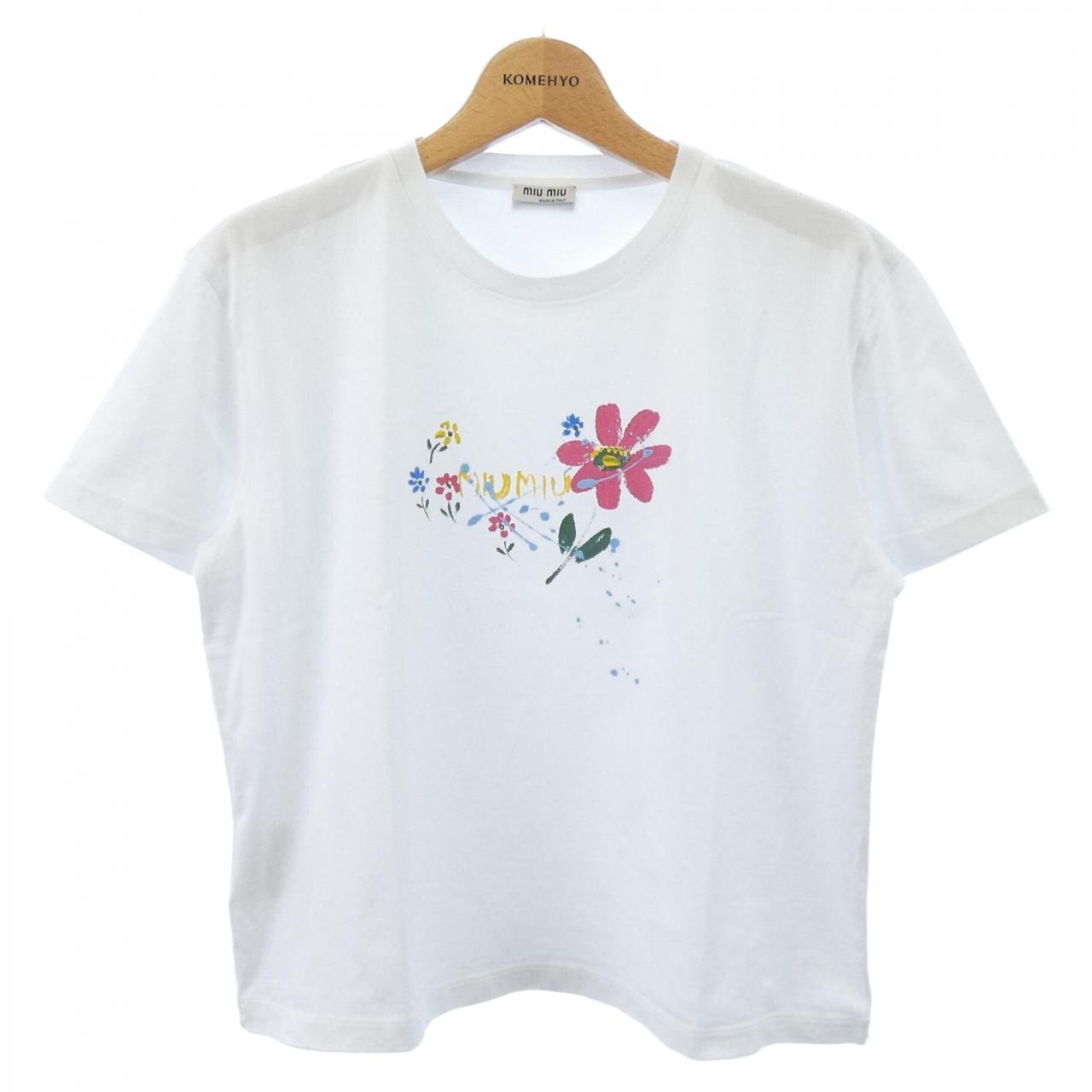 ミュウミュウ MIU MIU MJN212 1WVN Tシャツ