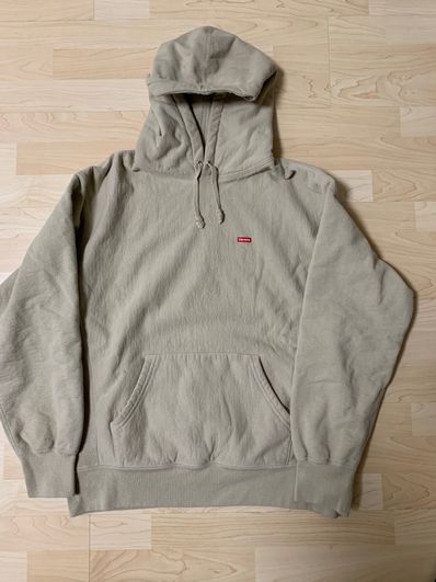 Supreme Small Box Hooded Sweatshirt "Taupe" (21FW)