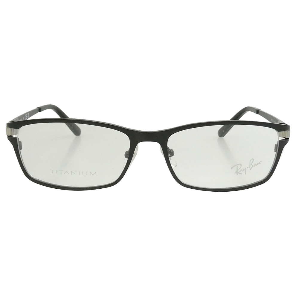 Ray-Ban RX8727D-1074 티타늄 프레임 안경 안경 아이웨어 프레임: 블랙 렌즈: 투명 54□16 [뛰어난 아름다움] [중고]