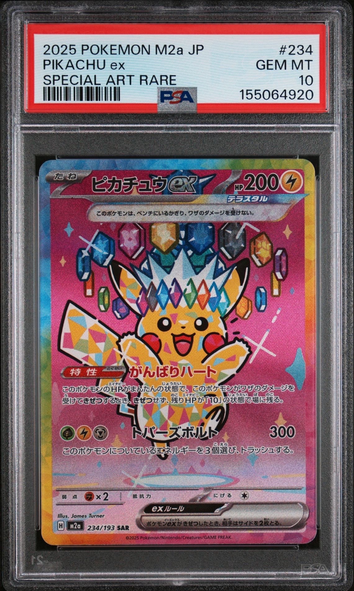 PSA10】マツバの確信 SAR [SV5K 097/071](拡張パック「ワイルド