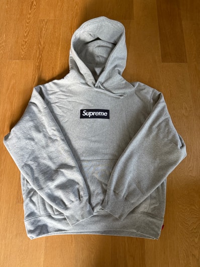 Supreme Box Logo Hooded Sweatshirt (25FW) "Heather Grey"
