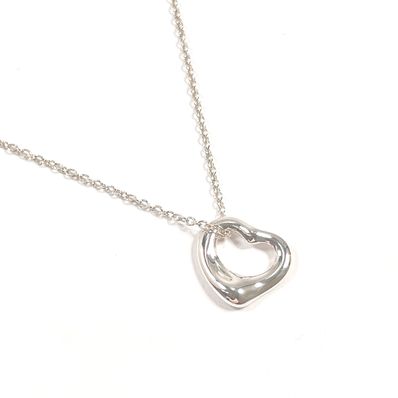 ティファニー ネックレス オープンハート エルサペレッティ シルバー
