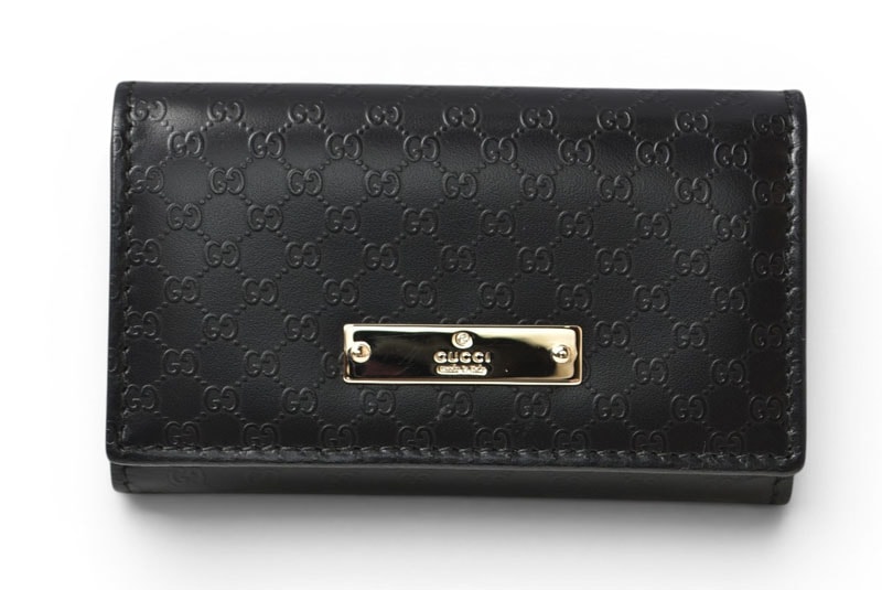 グッチ アウトレット キーケース/キーホルダー GUCCI 6連 033.0416ブラック/ゴールド メンズ レディース【中古】