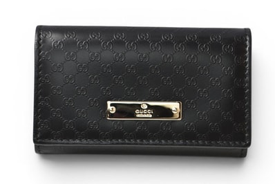 グッチ アウトレット キーケース/キーホルダー GUCCI 6連 033.0416ブラック/ゴールド メンズ レディース【中古】