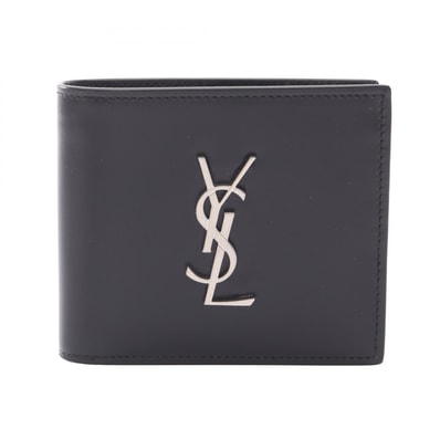 サンローランパリ SAINT LAURENT PARIS イースト ウエスト カサンドラ ウォレット 二つ折り財布 財布 レザー レディース ブラック系 4532760SX0E1000 【新品】
