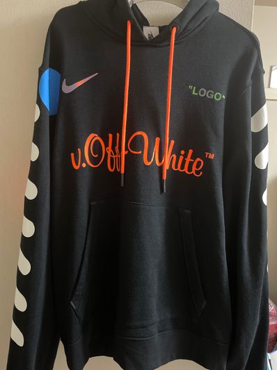 OFF-WHITE / Nikelab Mercurial NRG X Hoodie "Black"