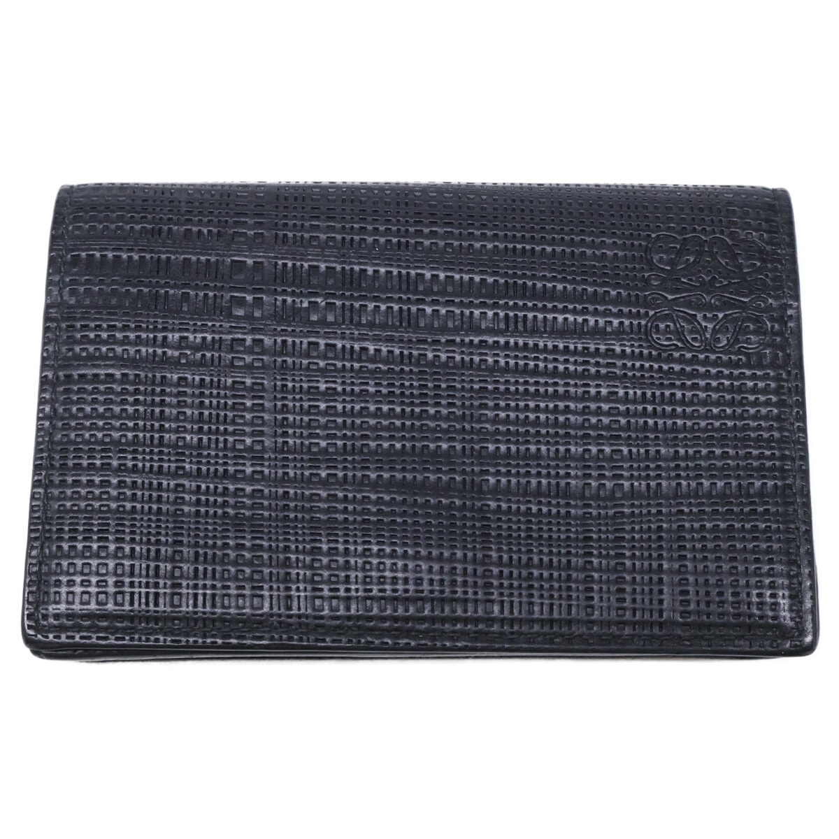 ロエベ LINEN リネン アナグラム レザー