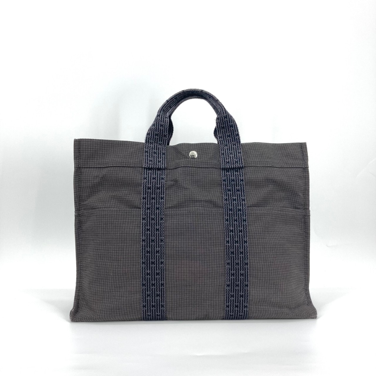 HERMES(エルメス) エールラインMM トートバッグ グレー