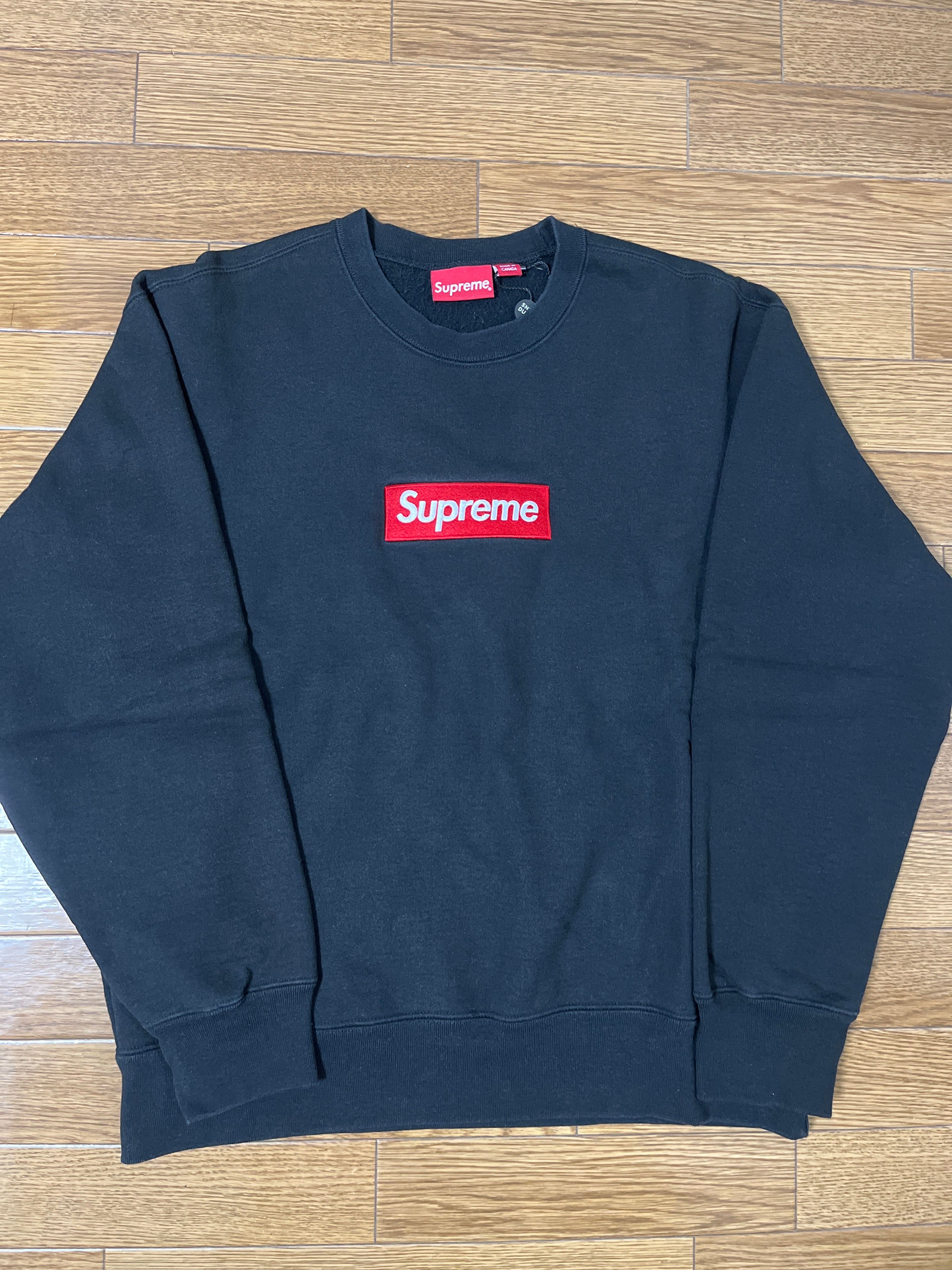 Supreme Box Logo Crewneck "Black" (22FW)