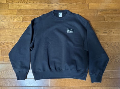 Stussy x Nike Wash Crew (US Size) "Black" DO5310-010
