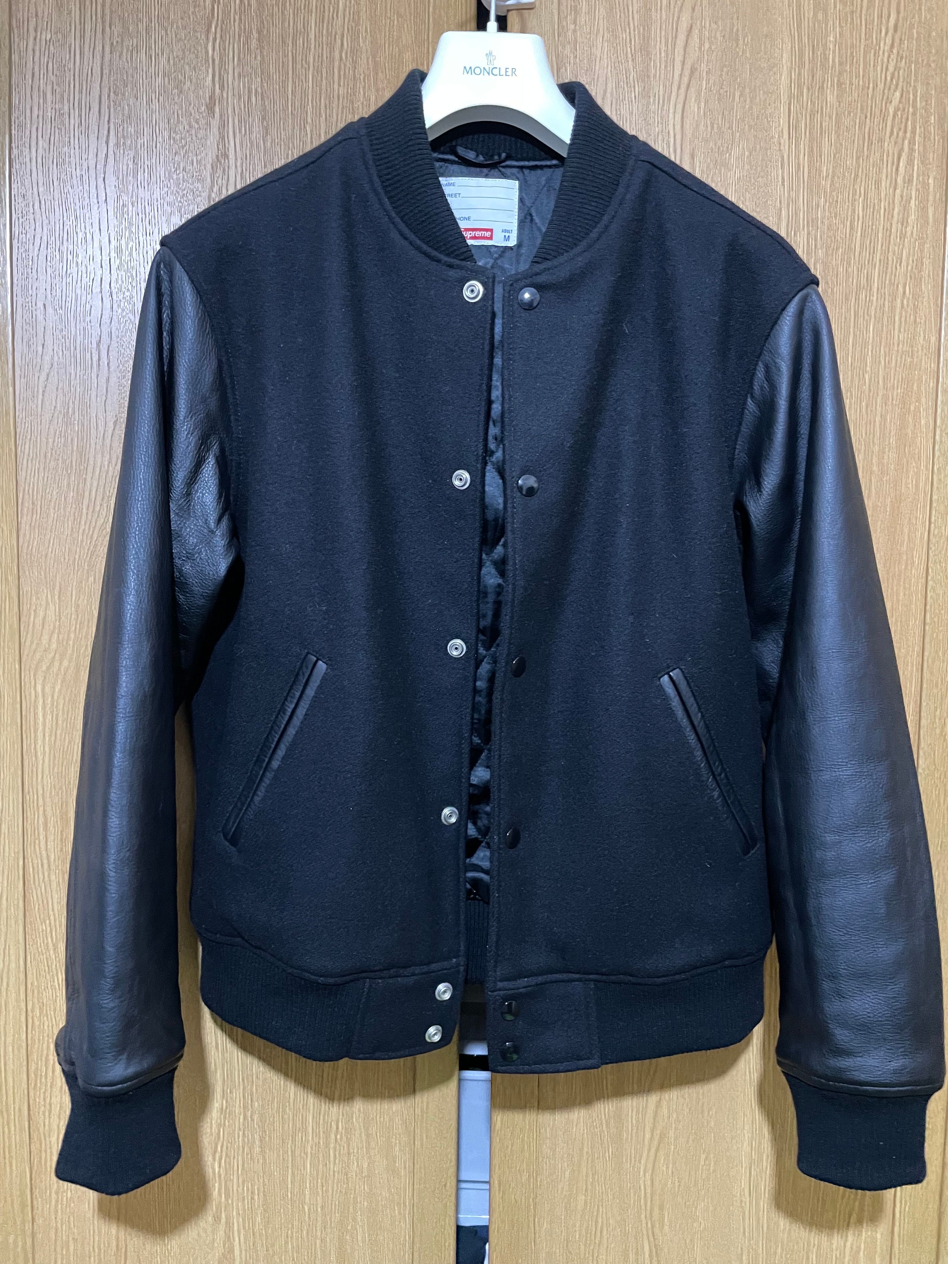 Supreme Motion Logo Varsity Jacket "Black"