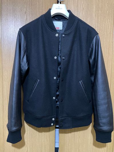 Supreme Motion Logo Varsity Jacket "Black"