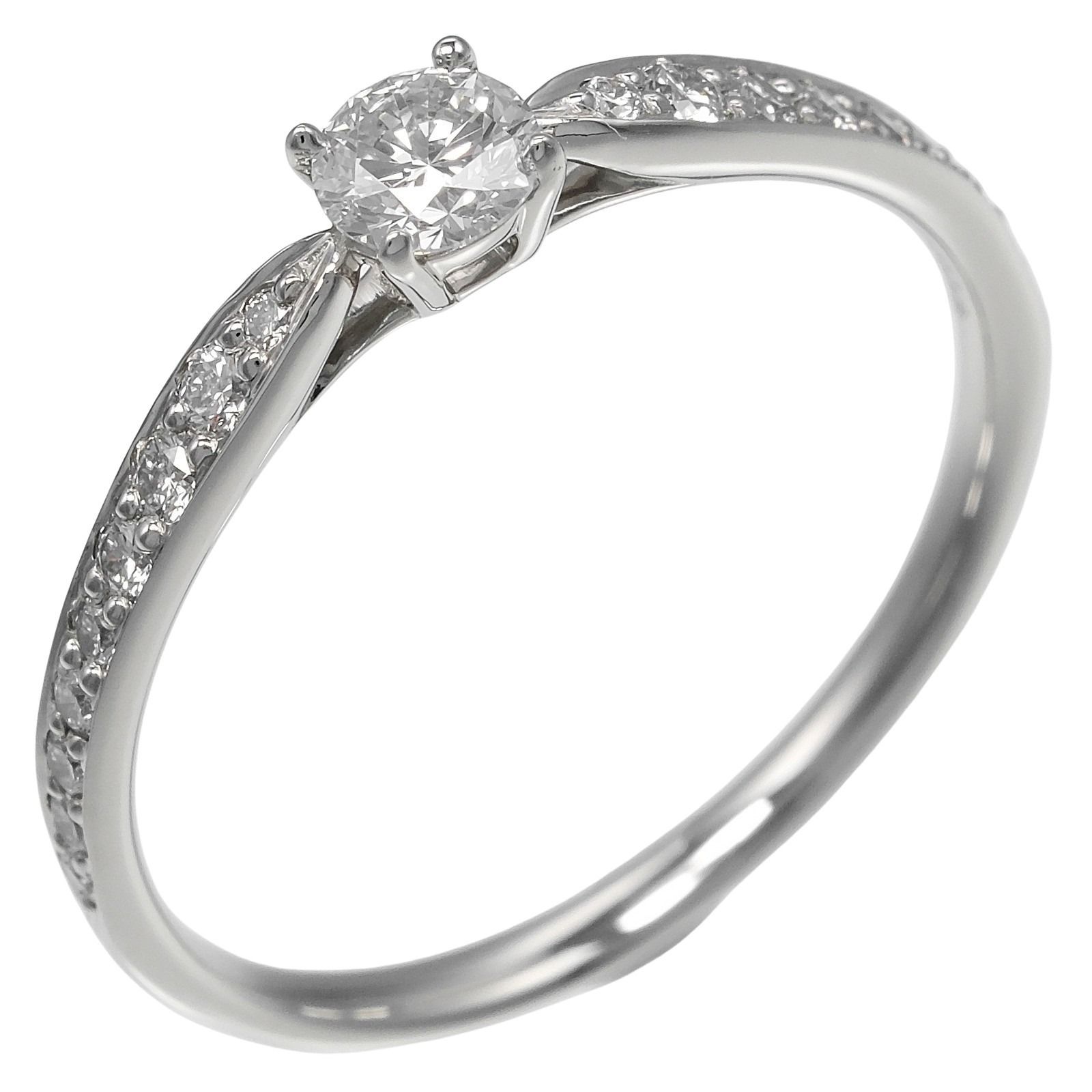 ティファニー ハーモニー ソリティア 0.23ct VVS1/F/3EX 14