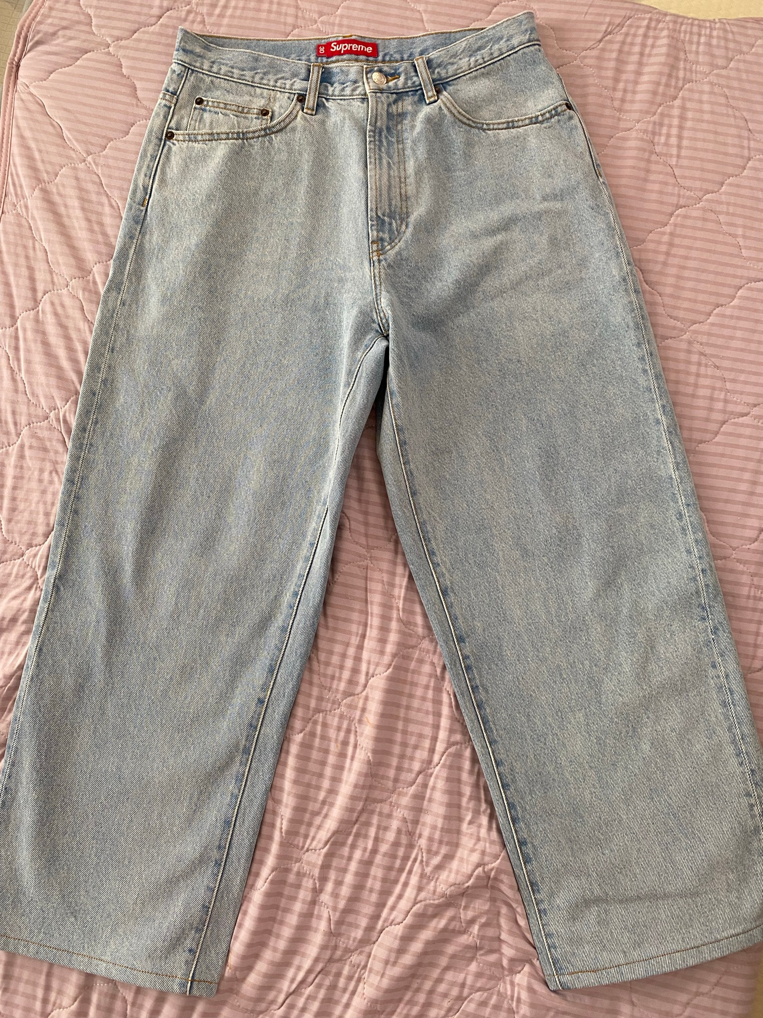 Supreme Baggy Jean (26SS) "Light Washed Indigo"