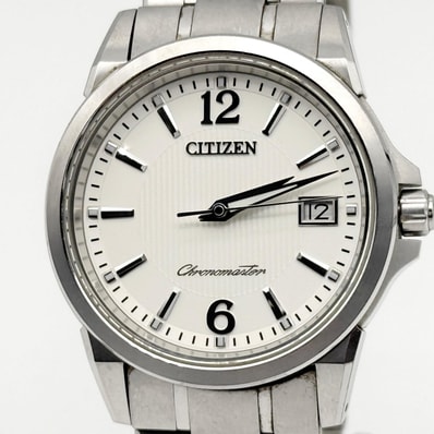 CITIZEN シチズン ザ シチズン TI TI A660-T009514 CTQ57-1021 ホワイト QZ メンズ 腕時計 稼働品
