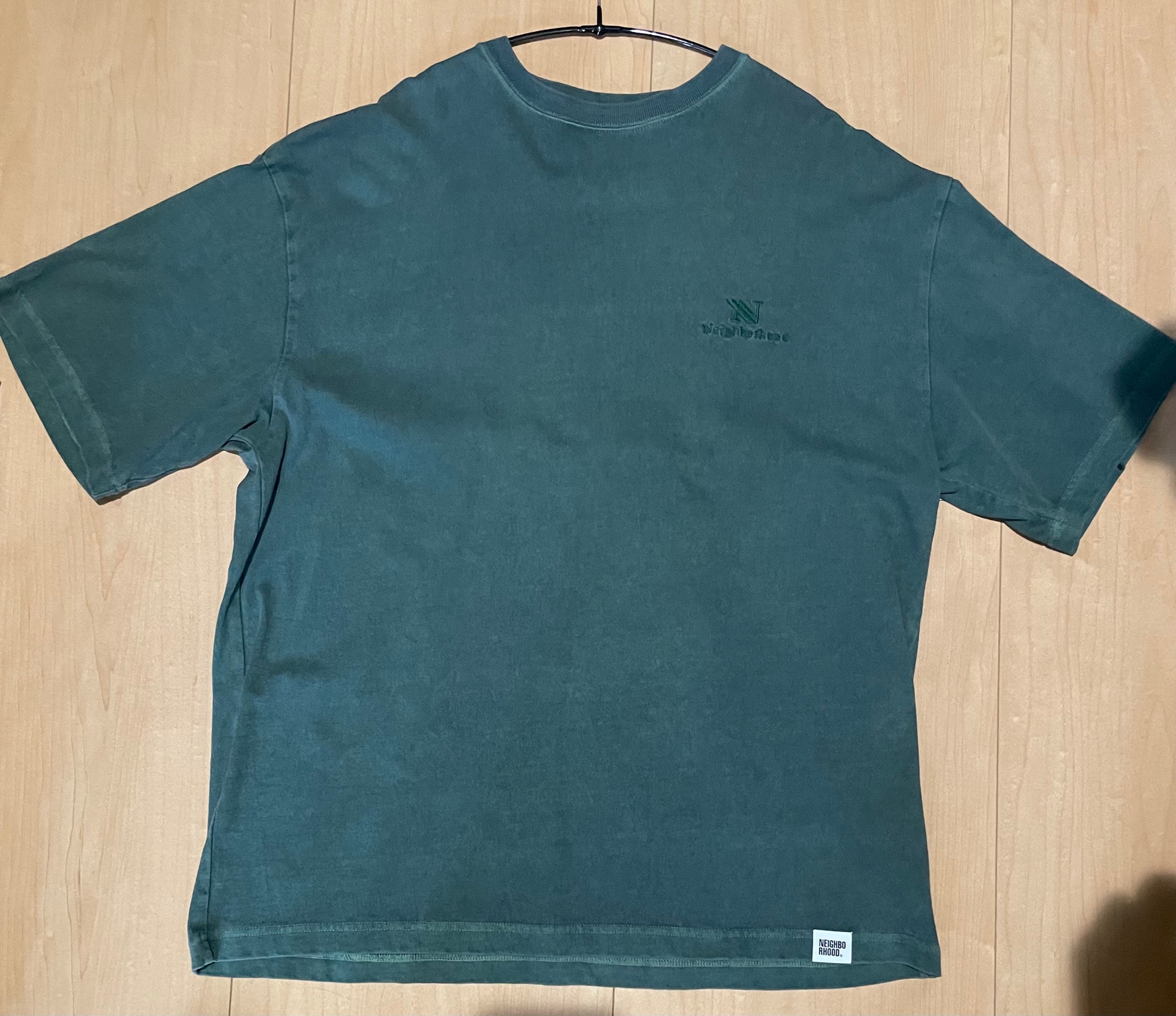 NEIGHBORHOOD Pigment Dyed Crewneck SS "Green"