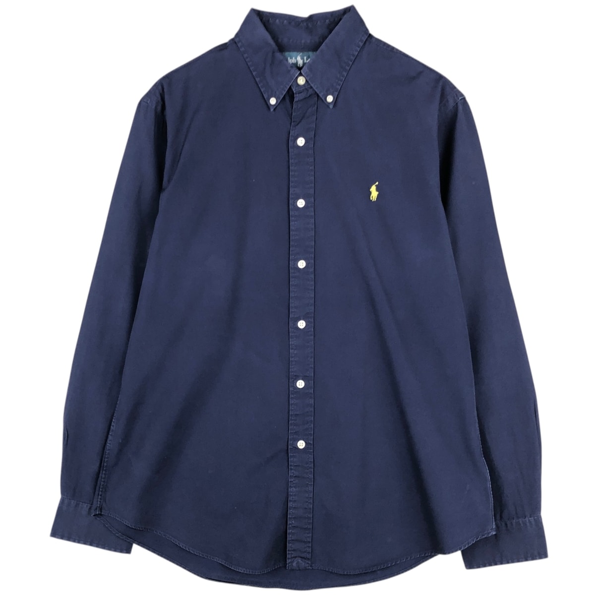 古着 ラルフローレン Ralph Lauren CUSTOM FIT 長袖 ボタンダウンシャツ メンズL相当/eaa628879