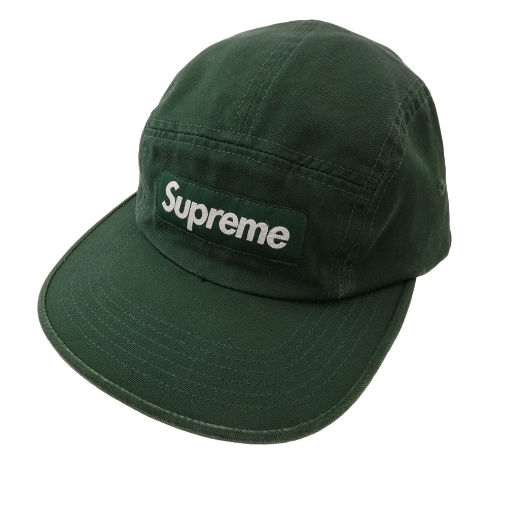 Supreme シュプリーム キャップ 25AW Washed Chino Twill Camp Cap グリーン系【新古品】【未使用】【中古】